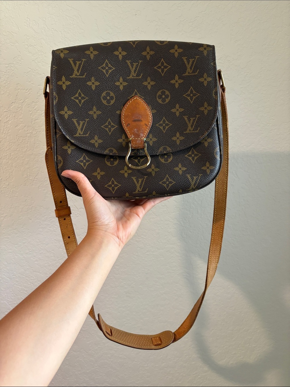 Sold Louis Vuitton TH0927 GM Saint Cloud Brown Monogram Crossbody Bag - Picture 16 of 16